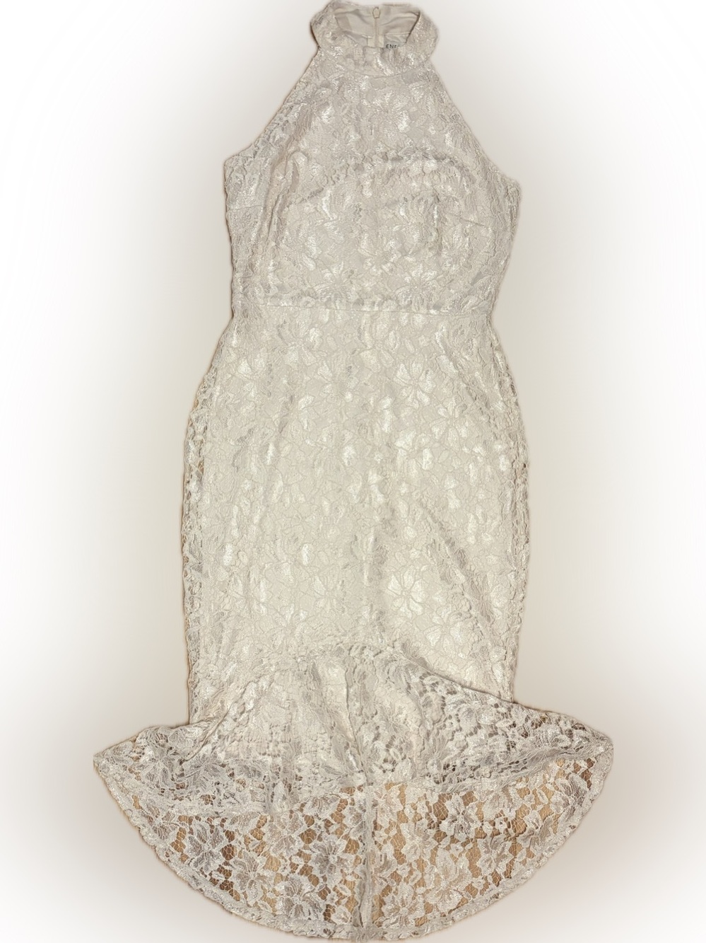 Enfocus Studio Winter White Lace Dress Top